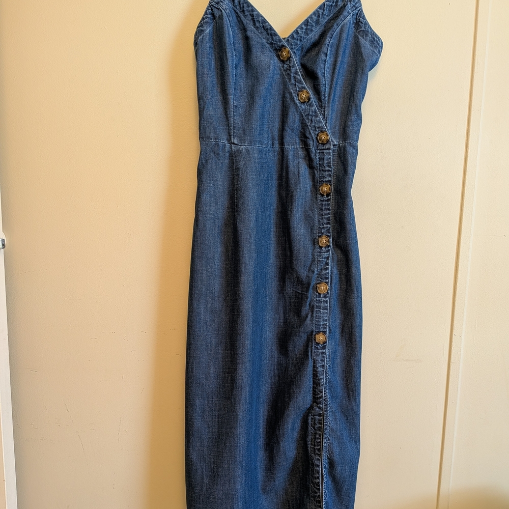 Abercrombie & Fitch Blue Denim Top